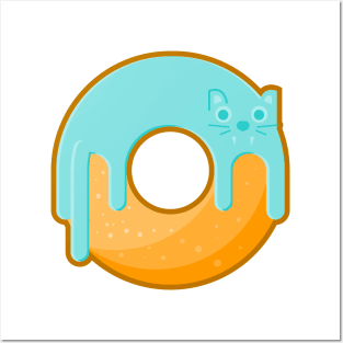 Cat Donut. Posters and Art